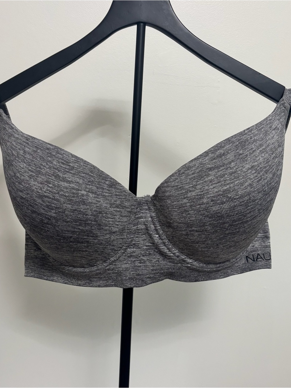 Nautica Heather Gray Seamless Molded Cup Bra